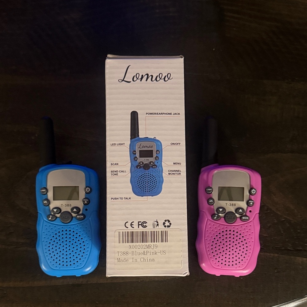 Blue and Pink Kids Walkie Talkies